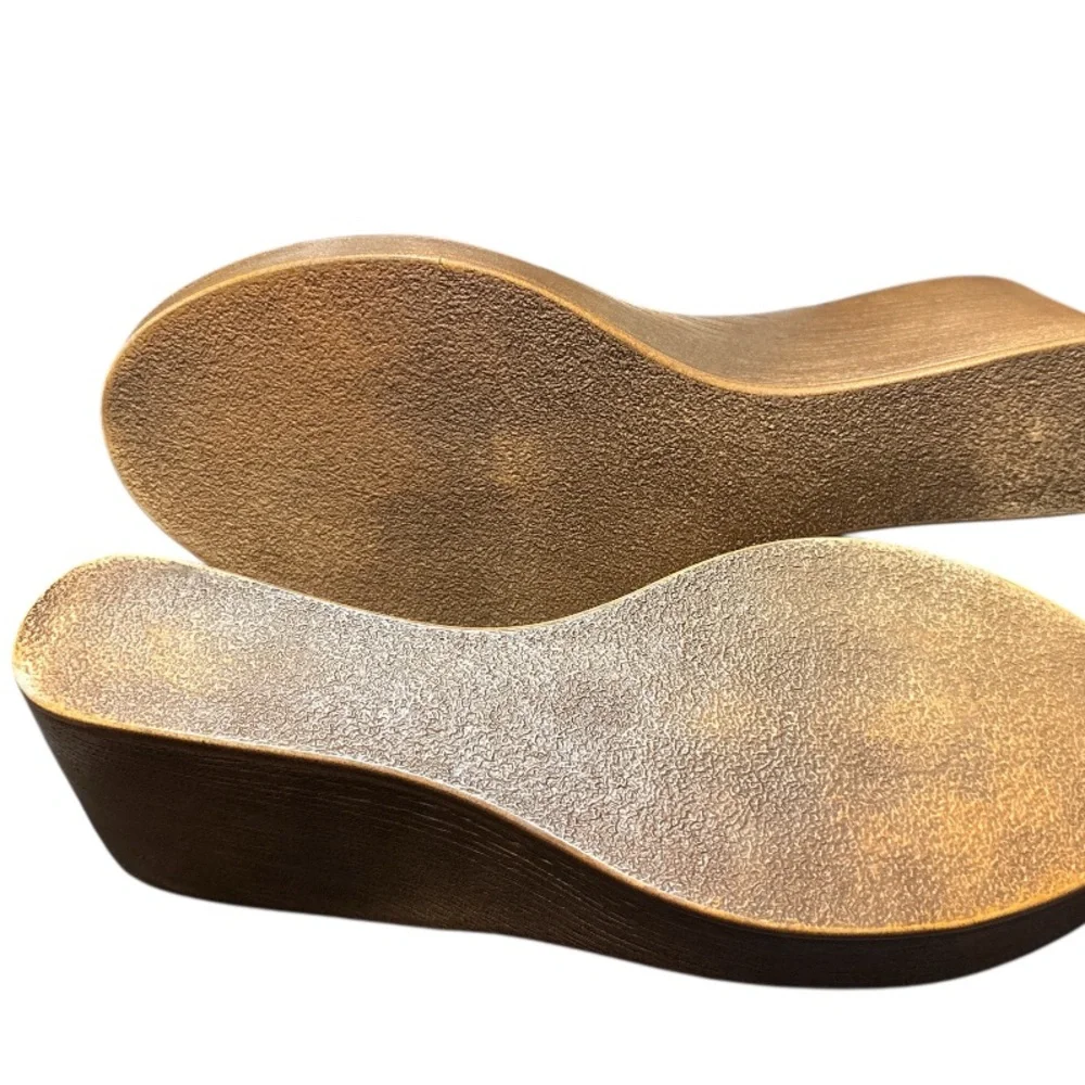 LOTTINI Women's White Leather Slip on Sandals,made in Italy